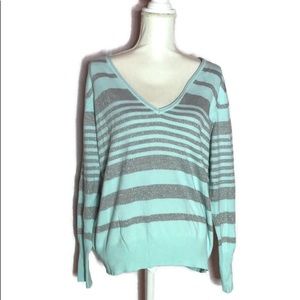 New York &Company Light Blue Sweater